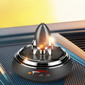 Solar Powered Speech Rocket Car Air Freshener – Rotating Solar Fragrance Diffuser | Long-Lasting Aroma & Stylish Dashboard Decor