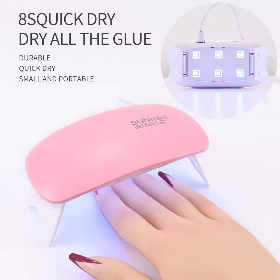 Mini Uv Led Nail Lamp Portable Gel Curing Lamp Pocket Size