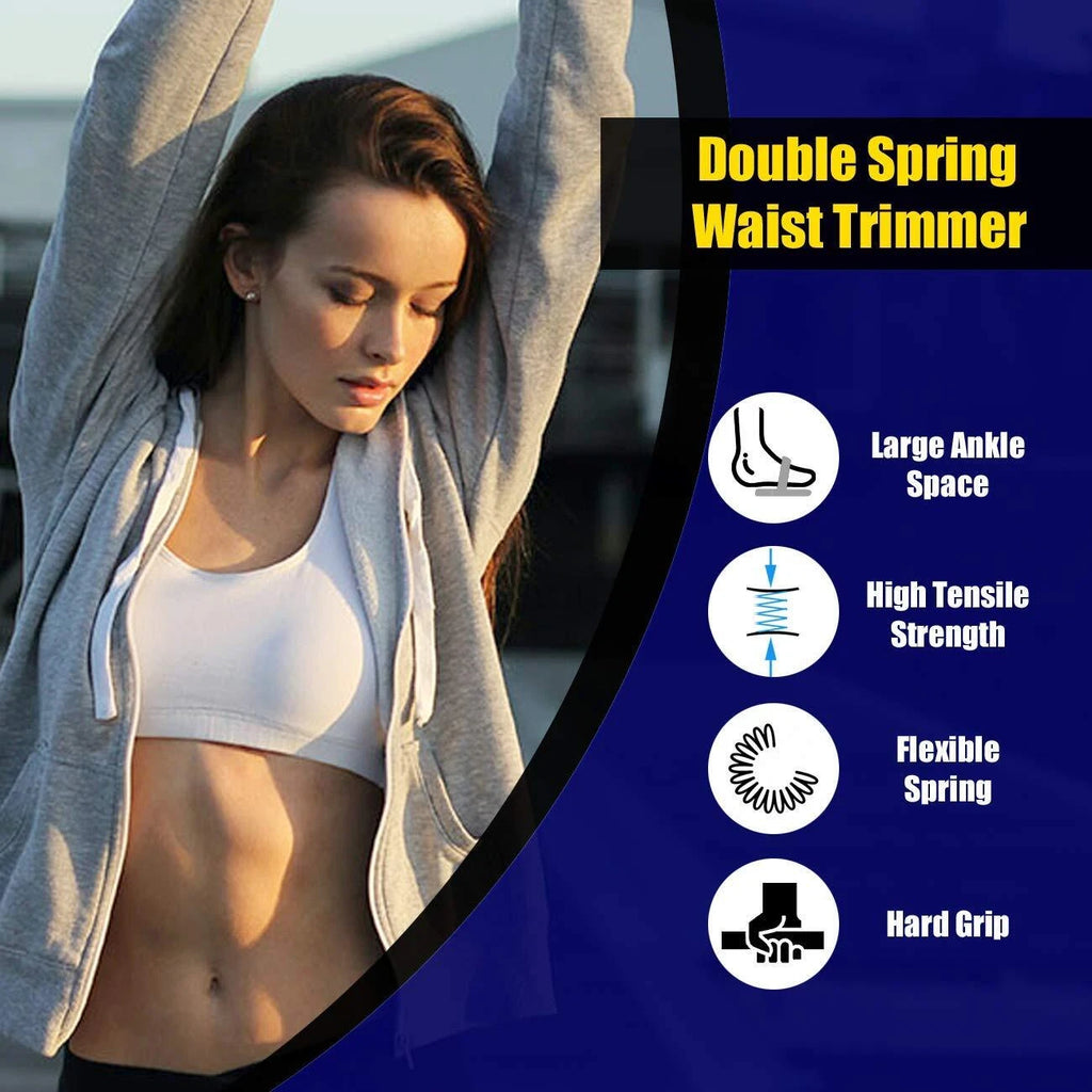 Tummy Trimmer Double Spring High Quality Resistance Trainer for Home Gym
